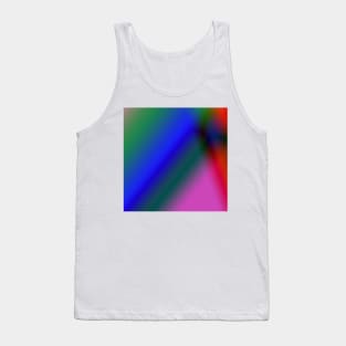 red blue green texture abstract Tank Top